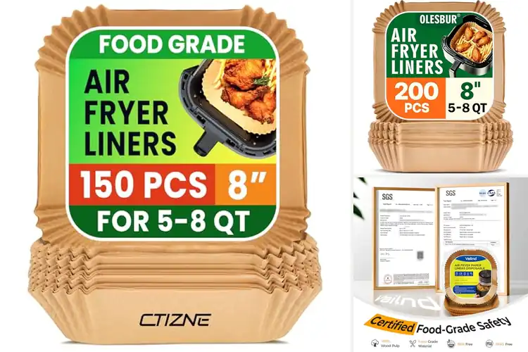 Detailed view of Best Air Fryer Liners: Top 10 Picks for Easy, Clean Cooking
