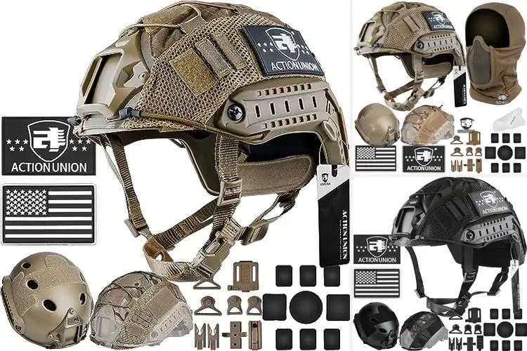 Detailed view of Best Airsoft Helmet Sets