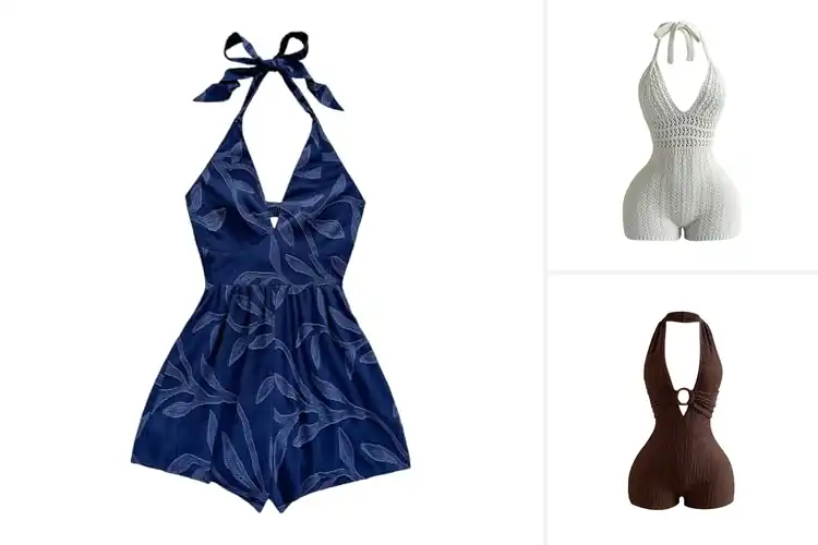 Detailed view of Best Backless Rompers: Chic Styles for a Confident Summer