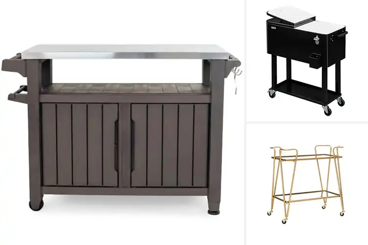 Detailed view of Best Bar Carts