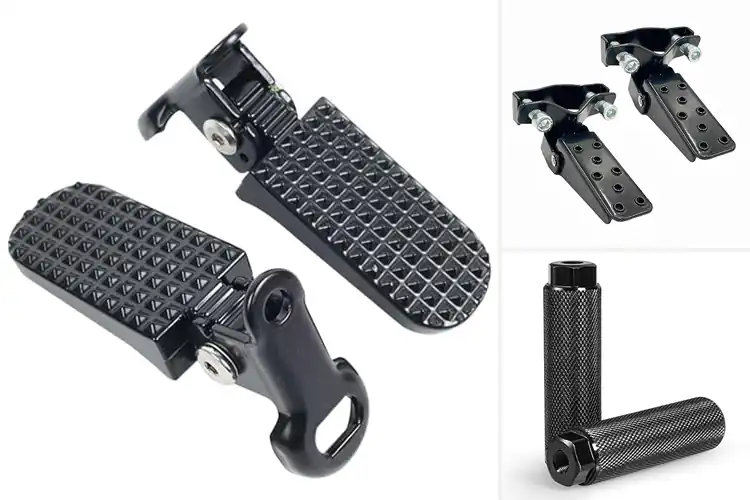 Detailed view of Best Bike Foot Pegs: Ultimate Grip & Comfort for Every Ride