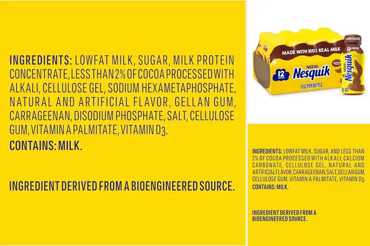 Detailed view of Best Breakfast Beverage Nesquik