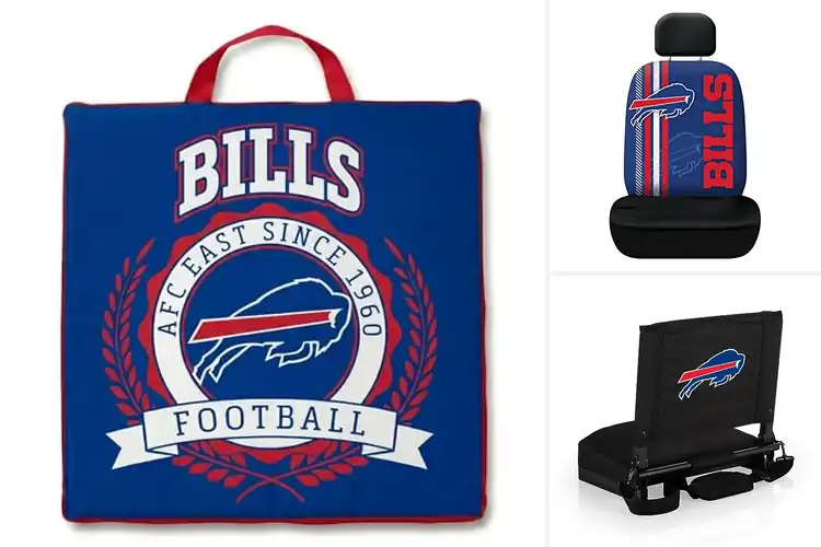 Detailed view of Best Buffalo Bills Seat Cushions