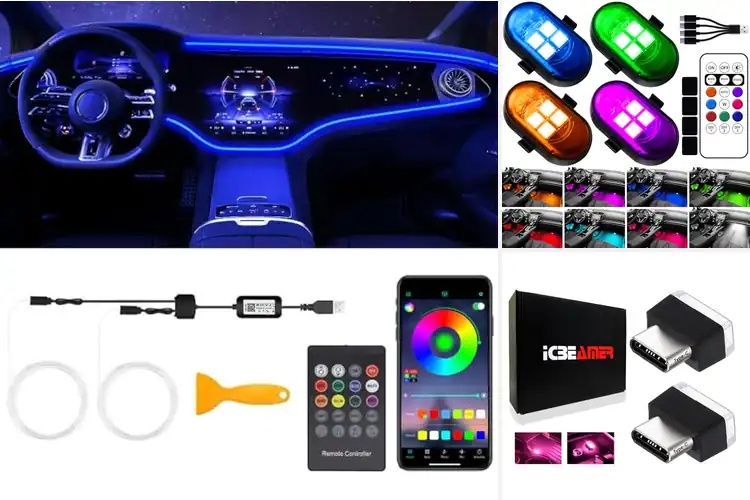 Detailed view of Best Car Interior Lighting Solutions