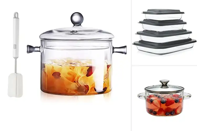 Detailed view of Best Clear Glass Cookware