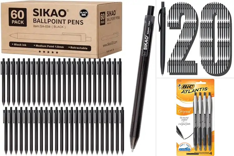 Detailed view of Best Click Pens: Smooth, Eco-Friendly, Retractable Top Picks