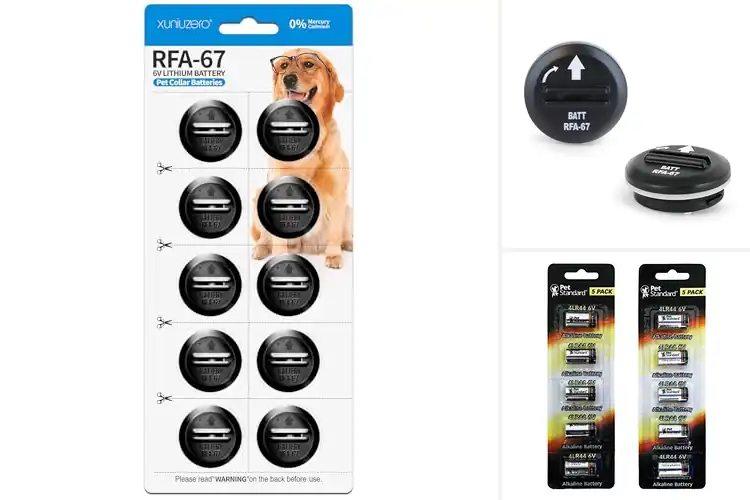 Detailed view of Best Dog Training Collar Batteries
