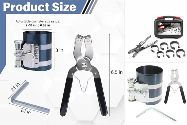 Detailed view of Best Easy Installation Piston Ring Compressors