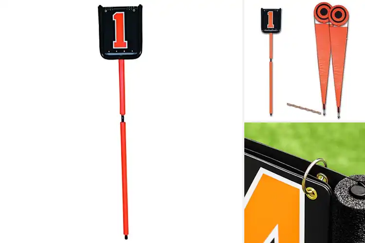 Detailed view of Best Football Down Markers