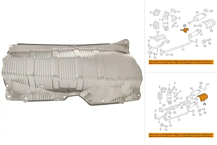 Detailed view of Best Genuine Honda Baffle Plates