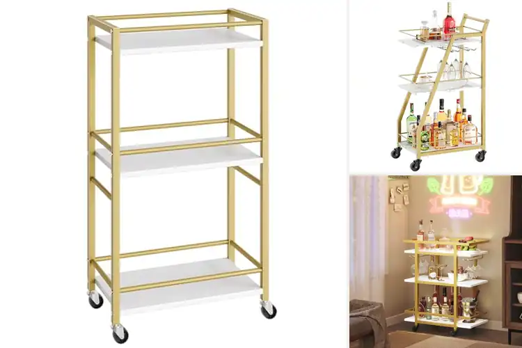 Detailed view of Best Home Drink Carts: Tidy, Stylish, Easy Setup