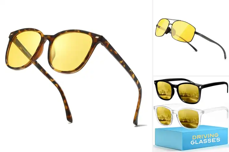Detailed view of Best Lightweight Night Driving Glasses