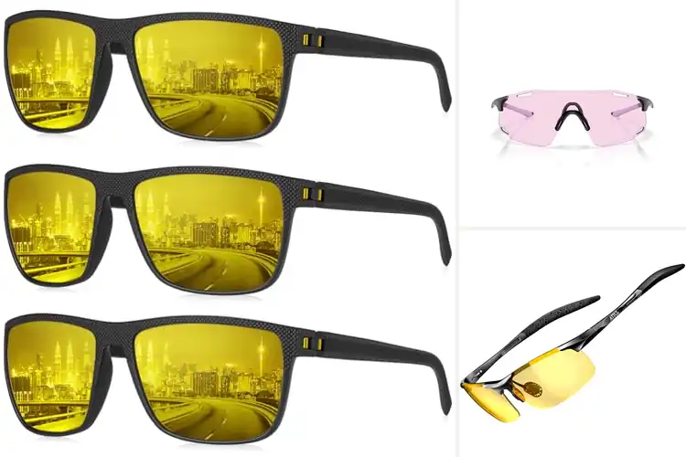 Detailed view of Best Low Light Glasses for Safer, Clearer Night Driving