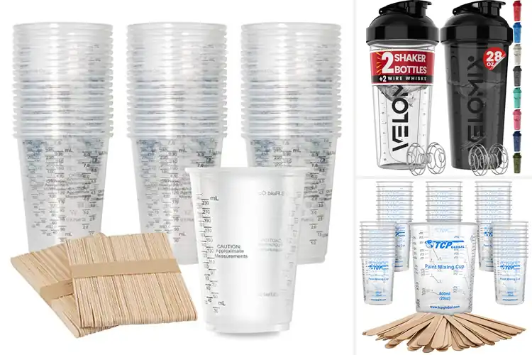 Detailed view of Best Mixing Cups