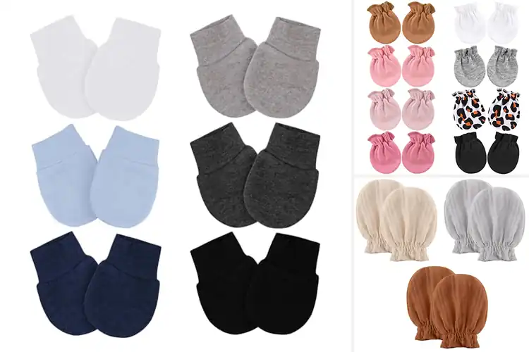 Detailed view of Best Newborn Baby Mittens