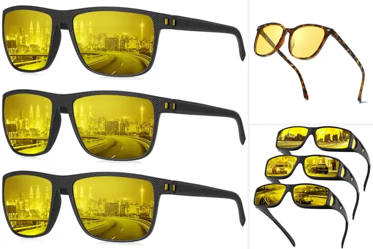 Detailed view of Best Night Driving Glasses for Clearer, Safer Vision Tonight