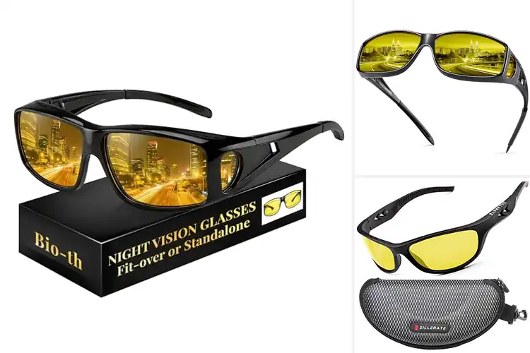 Detailed view of Best Night Vision Driving Glasses