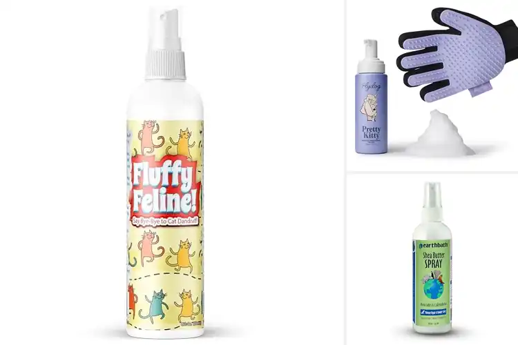 Detailed view of Best No Rinse Cat Dandruff Spray
