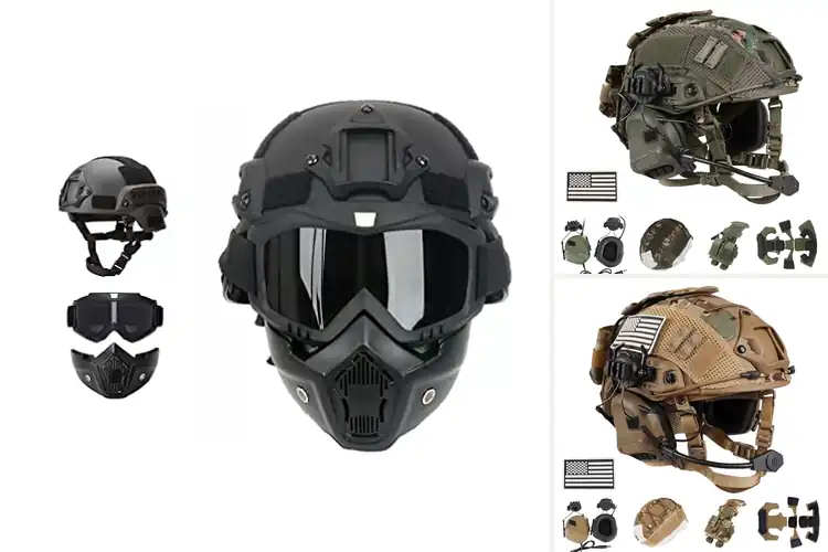 Detailed view of Best Portable Airsoft Helmets: Stay Light, Play Confidently