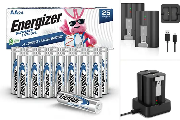 Detailed view of best replacement batteries for cameras