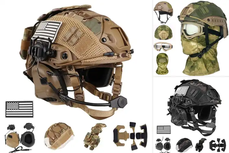 Detailed view of Best Tactical Airsoft Helmets