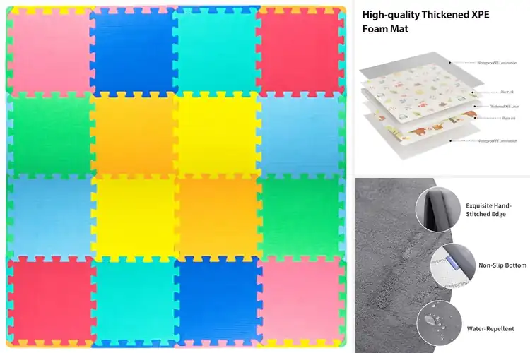 Detailed view of Best Toddler Floor Mats for Safe, Comfy Playtime
