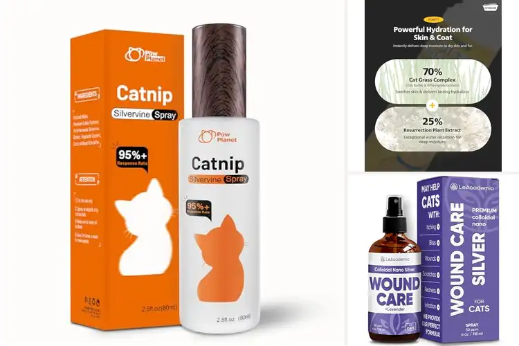 Detailed view of Best Vancouver Made Cat Care Sprays
