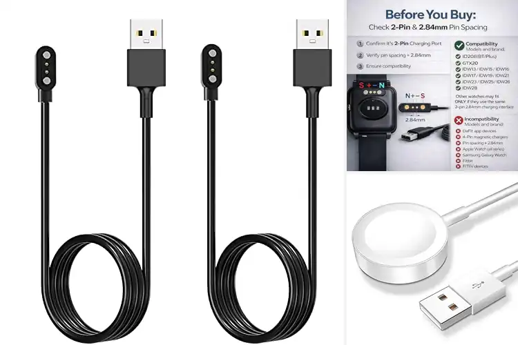 Detailed view of Best Watch Charging Cables: Top 10 Fast & Compatible Picks