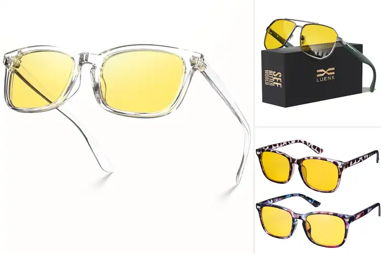 Detailed view of Best Yellow Lens Glasses For Night: Clearer, Safer Driving